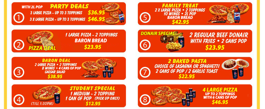 our special promotions