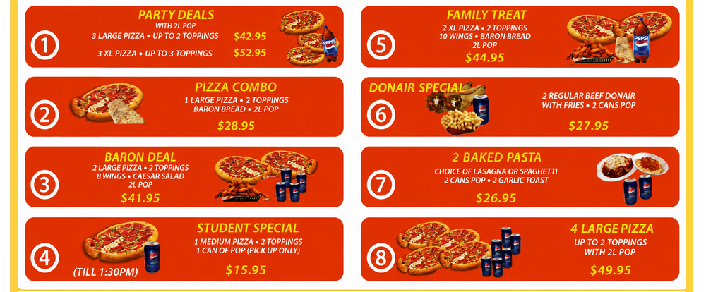 our special promotions